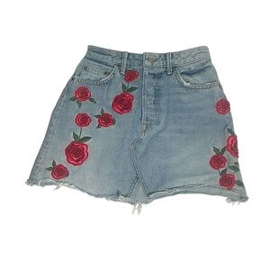 Grlfrnd Denim Mini Skirt